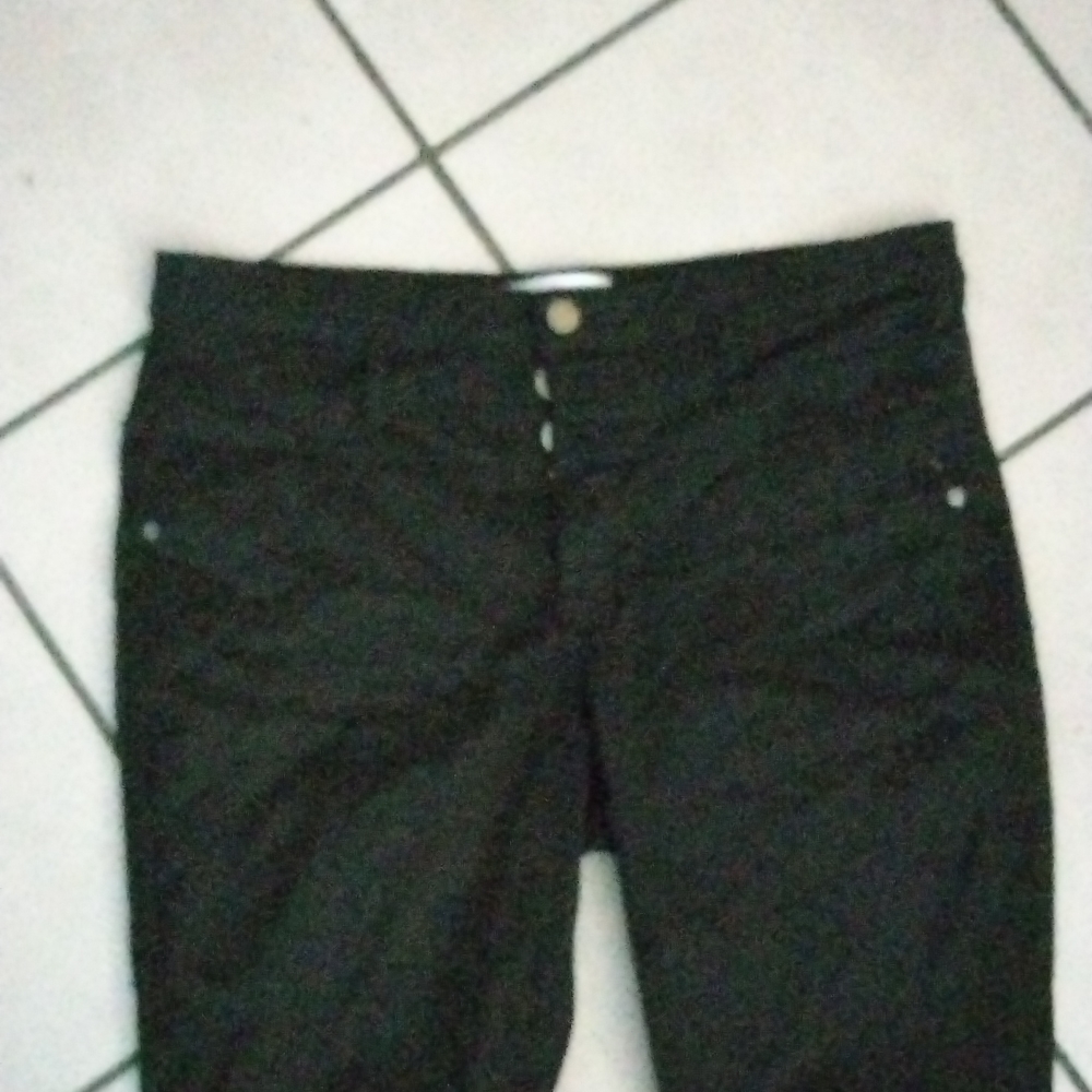 Black mid rise jeggings